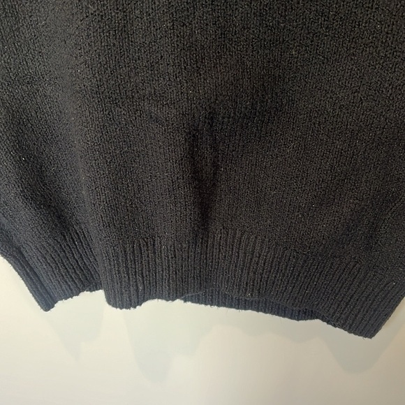 Old Navy Slouchy Layering Sweater Tank Vest Black Size L - Picture 5 of 8